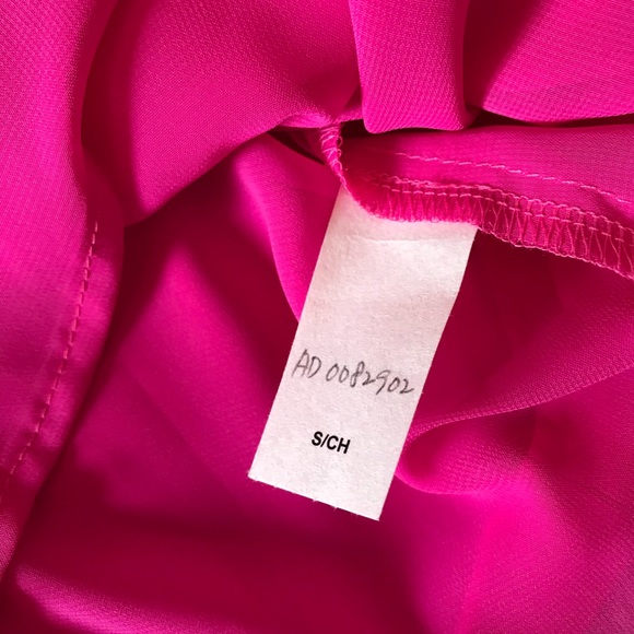 ASTR Bright Pink Lace Shift Dress Small New - Picture 12 of 12